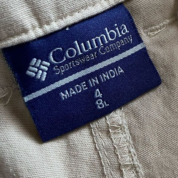 Columbia PFG Shorts Tan Womens Size 4 - Picture 6 of 7